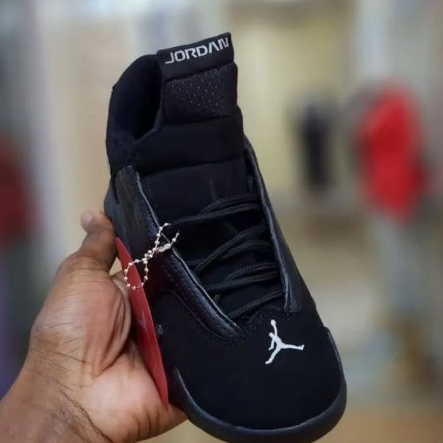 Jordan Air Jordan 14 Black in Black / White — thumbnail 2
