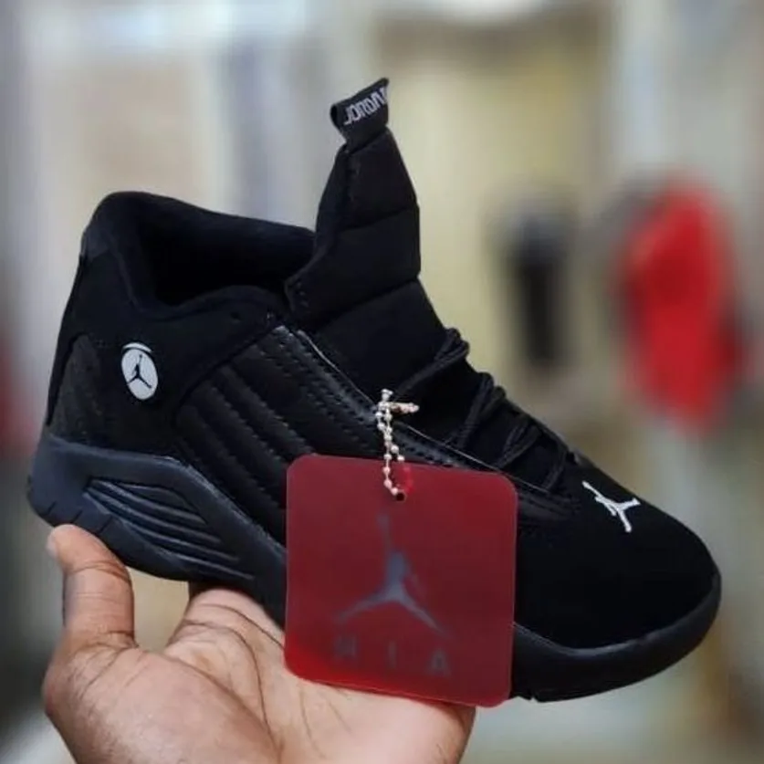 Jordan Air Jordan 14 Black — Black / White