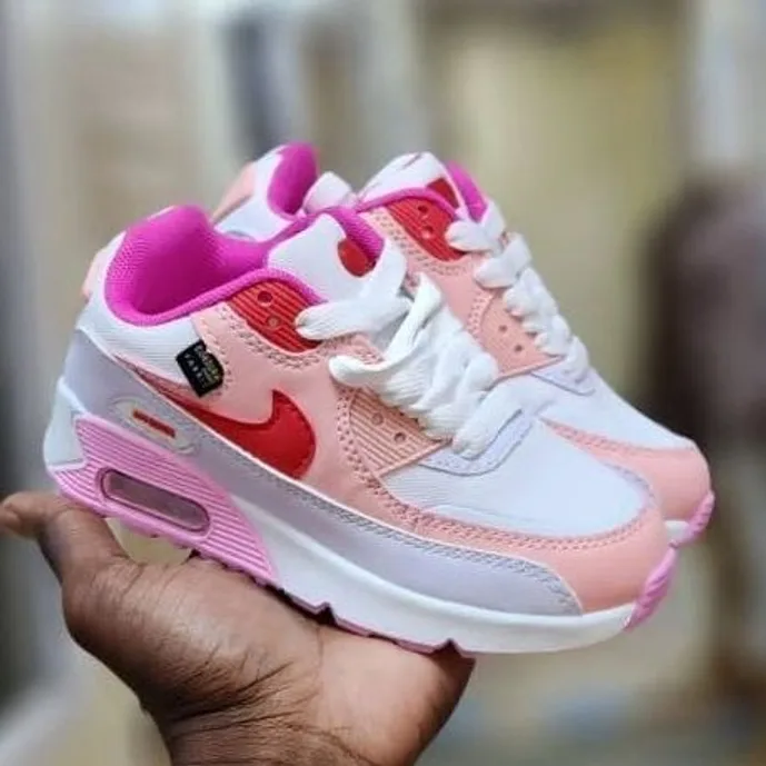 Nike Nike Air Max 90 Pink / Red — White / Pink / University Red / Fuchsia