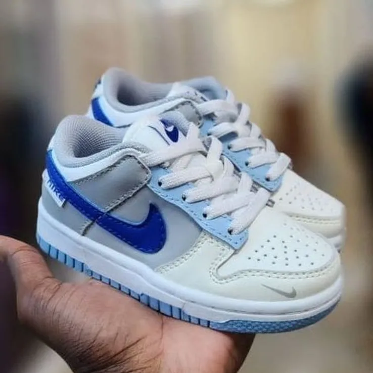 Nike Nike Dunk Low Grey / Game Royal in Sail / Grey / Game Royal / Light Blue — thumbnail 2